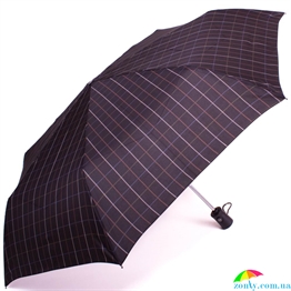 Зонт мужской автомат HAPPY RAIN (ХЕППИ РЭЙН) U46868-2 черный, полный автомат, клетка