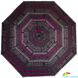 Зонт женский полуавтомат HAPPY RAIN (ХЕППИ РЭЙН) U42279-1 коричневый, абстракция