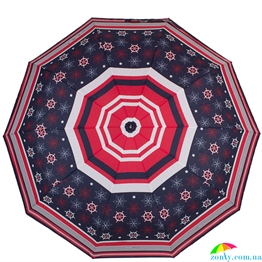 Зонт женский HAPPY RAIN (ХЕППИ РЭЙН) U80582-4 синий, абстракция