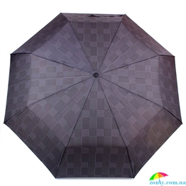 Зонт женский механический FULTON (ФУЛТОН) FULL450-Smoky-grey-check серый, клетка