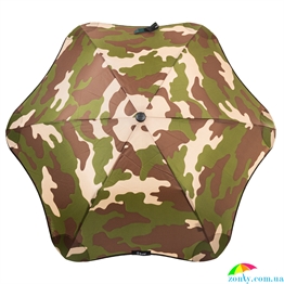 Противоштормовой зонт мужской полуавтомат BLUNT (БЛАНТ) Bl-xs-camo-black зеленый, однотонный