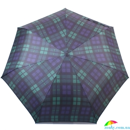 Зонт женский автомат HAPPY RAIN (ХЕППИ РЭЙН) U46859-6 синий, клетка