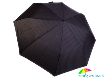 Зонт мужской HAPPY RAIN (ХЕППИ РЭЙН) PU79768-grey-polosa серый, полуавтомат, абстракция