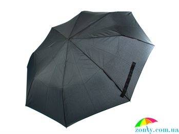 Зонт мужской RAINY DAYS (РЕЙНИ ДЕЙС) U72267-black полуавтомат, однотонный