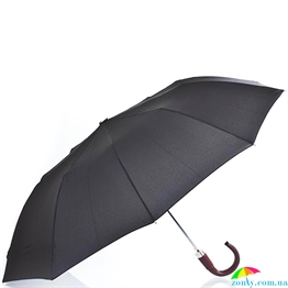 Зонт мужской полуавтомат  GUY de JEAN (Ги де ЖАН) FRH1330700 черный, полуавтомат, однотонный