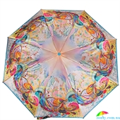 Зонт женский полуавтомат ZEST (ЗЕСТ) Z53624-12 разноцветный, полуавтомат, абстракция