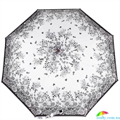 Зонт женский полуавтомат AIRTON (АЭРТОН) Z3635-8 белый, полуавтомат, цветы