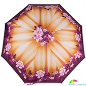 Зонт женский полуавтомат AIRTON (АЭРТОН) Z3635-14 фиолетовый, полуавтомат, цветы