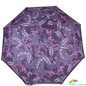 Зонт женский полуавтомат AIRTON (АЭРТОН) Z3635-25 фиолетовый, полуавтомат, цветы