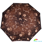 Зонт женский полуавтомат AIRTON (АЭРТОН) Z3635-33 коричневый, полуавтомат, цветы
