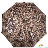 Зонт женский механический компактный HAPPY RAIN (ХЕППИ РЭЙН) U42655-1 коричневый, механический
