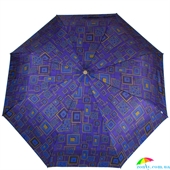 Зонт женский полуавтомат AIRTON (АЭРТОН) Z3615-5082 синий, полуавтомат, абстракция