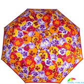 Зонт женский полуавтомат AIRTON (АЭРТОН) Z3615-5156 разноцветный, полуавтомат, цветы