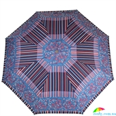 Зонт женский полуавтомат AIRTON (АЭРТОН) Z3615-4126 разноцветный, полуавтомат, полоска