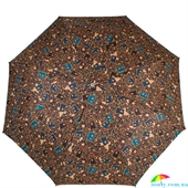Зонт женский полуавтомат AIRTON (АЭРТОН) Z3615-4145 коричневый, полуавтомат, абстракция