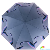 Зонт женский компактный механический ZEST (ЗЕСТ) Z53516-1099 серый, механический, абстракция