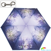Зонт женский облегченный компактный механический ZEST (ЗЕСТ) Z253625-1025 синий, механический, люди