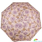 Зонт женский полуавтомат AIRTON (АЭРТОН) Z3615-69 бежевый, полуавтомат, цветы