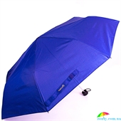 Зонт женский компактный механический HAPPY RAIN (ХЕППИ РЭЙН) U42651-5 синий, механический, однотонный