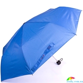 Зонт женский компактный механический HAPPY RAIN (ХЕППИ РЭЙН) U42651-4 голубой, механический, однотонный