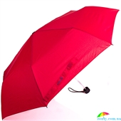 Зонт женский компактный механический HAPPY RAIN (ХЕППИ РЭЙН) U42651-3 красный, механический, однотонный