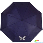 Зонт женский механический AIRTON (АЭРТОН) Z3511-5188 синий, механический, цветы