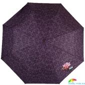 Зонт женский полуавтомат AIRTON (АЭРТОН) Z3631-5179 фиолетовый, полуавтомат, цветы