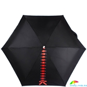 Зонт женский облегченный компактный механический NEX (НЕКС) Z65511-4027 черный, механический, абстракция