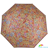 Зонт женский компактный механический AIRTON (АЭРТОН) Z3515-4121 разноцветный, механический, абстракция