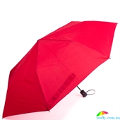Зонт женский HAPPY RAIN (ХЕППИ РЭЙН) U21304 красный, полуавтомат, однотонный