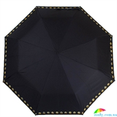 Зонт женский полуавтомат HAPPY RAIN (ХЕППИ РЭЙН) U42276-3 черный, полуавтомат, абстракция