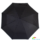Зонт женский полуавтомат HAPPY RAIN (ХЕППИ РЭЙН) U42271-3 черный, полуавтомат, горох