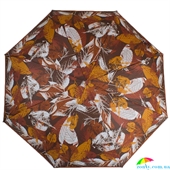 Зонт женский компактный механический AIRTON (АЭРТОН) Z3515-5145 коричневый, механический, природа