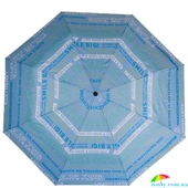 Зонт женский полуавтомат HAPPY RAIN (ХЕППИ РЭЙН) U42279-2 голубой, абстракция