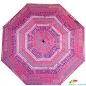 Зонт женский полуавтомат HAPPY RAIN (ХЕППИ РЭЙН) U42279-3 розовый, абстракция