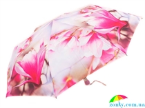 Зонт женский полуавтомат ZEST (ЗЕСТ) Z23625-11 розовый, цветы