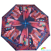 Зонт женский полуавтомат ZEST (ЗЕСТ) Z23625-2018 разноцветный, абстракция