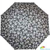 Зонт женский полуавтомат ZEST (ЗЕСТ) Z23625-4097 серый, абстракция