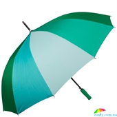 Зонт-трость женский полуавтомат FARE (ФАРЕ) FARE4584-green зеленый, радуга (градиент)