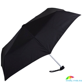 Зонт мужской механический компактный облегченный FULTON (ФУЛТОН) FULL349-Black черный, однотонный