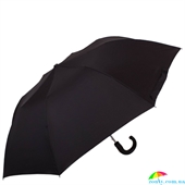 Зонт мужской полуавтомат FULTON (ФУЛТОН) FULG518-Black черный, однотонный