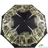 Зонт женский автомат GUY de JEAN (Ги де ЖАН) FRH3405E16-5 черный, города