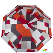Зонт женский полуавтомат DOPPLER (ДОППЛЕР) DOP30165M03 разноцветный, абстракция