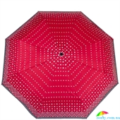 Зонт женский полуавтомат с UV-фильтром DOPPLER (ДОППЛЕР) DOP730165PE01 красный, горох