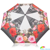 Зонт женский механический компактный облегченный MAGIC RAIN (МЭДЖИК РЕЙН) ZMR1232-12 разноцветный, цветы
