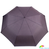 Зонт мужской полуавтомат DOPPLER (ДОППЛЕР) DOP730167-7 серый, клетка