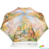 Зонт женский компактный облегченный механический TRUST (ТРАСТ) ZTR58475-1617 разноцветный, города