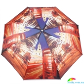 Зонт женский полуавтомат ZEST (ЗЕСТ) Z23625-29 оранжевый, города