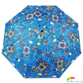 Зонт женский автомат AIRTON (АЭРТОН) Z3935-4138 синий, цветы