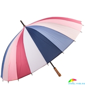 Зонт-трость женский механический Три Слона RE-E-2400-1 разноцветный, радуга (градиент)